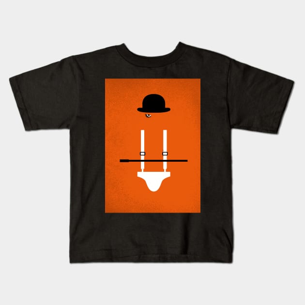 Alex Delarge Droog Kids T-Shirt by TEEWEB